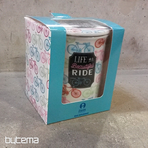 Mug avec couvercle et passoire SUMMER RIDE 280ml