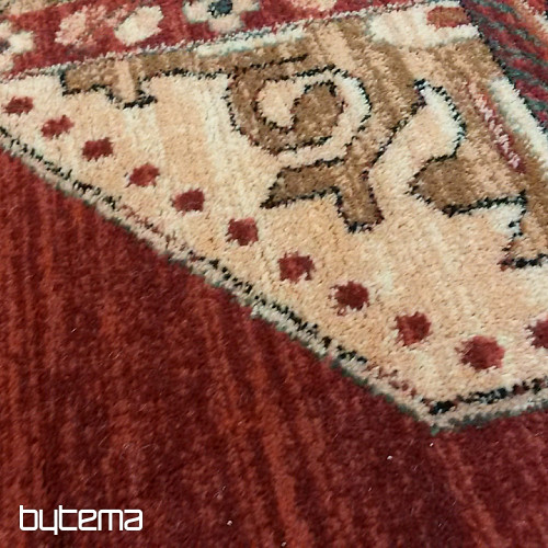 Tapis de luxe en laine ROYAL PATCHWORK multi rouge