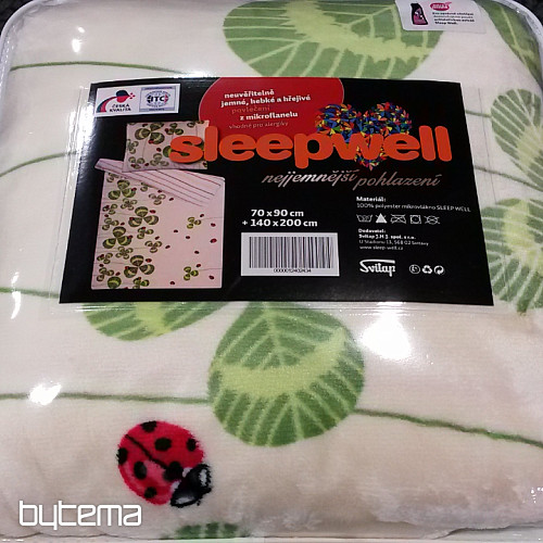 Literie en microflanelle coccinelle