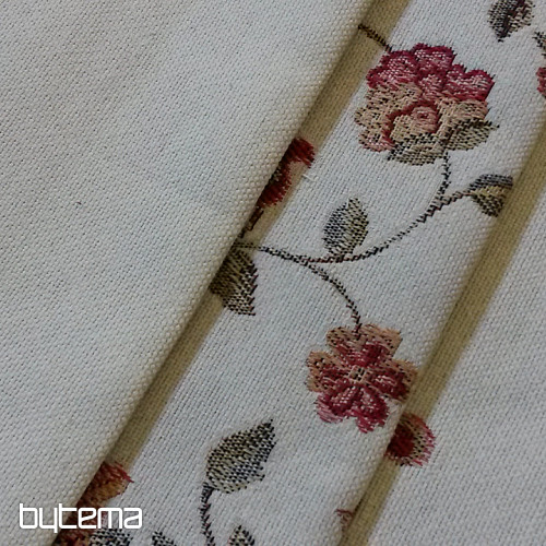 Combinaison de tissu pour tapisserie LOTOS BORDO