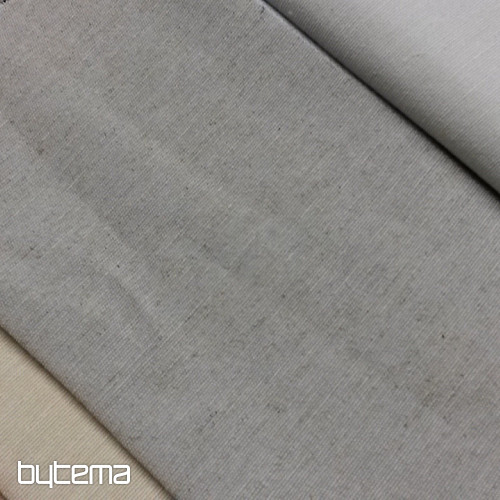 Tissu déco lin coupe LINO uni