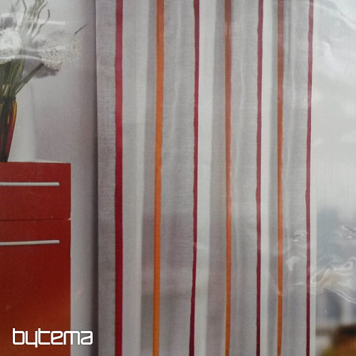 Rideau décoratif lumineux MARLON orange 135x245