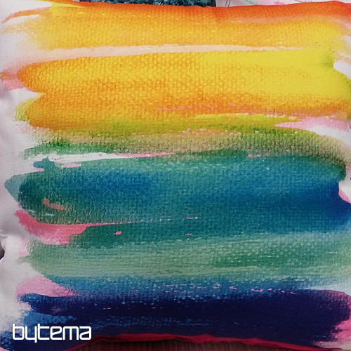 Housse de coussin déco PASTEL RAINBOW