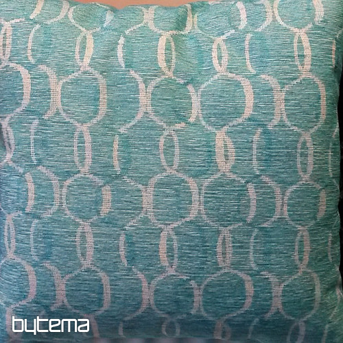 Housse de coussin déco DAKAR turquoise