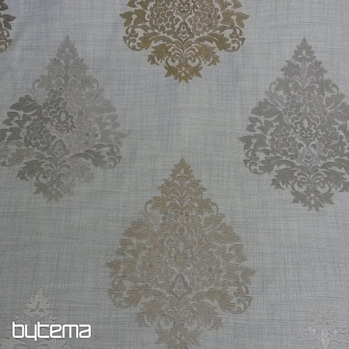 Tissu décoratif REVIVAL gris - beige