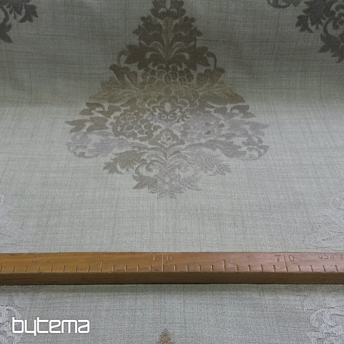 Tissu décoratif REVIVAL gris - beige