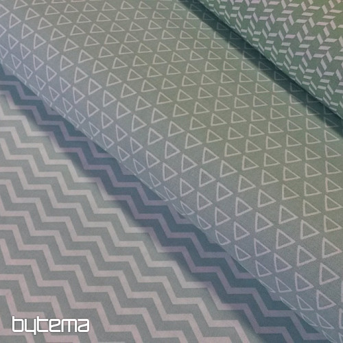 Tissu déco DJAMENA vert clair