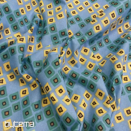 Tissu décoratif ETNO DOZALI bleu