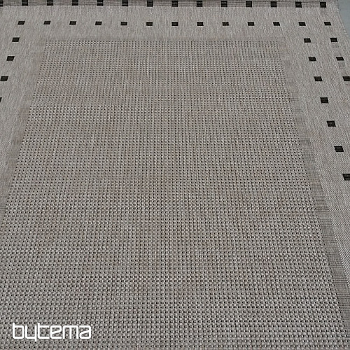 Tapis à boucles FLOORLUX 20329/04 argent-noir