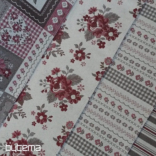 Tissu TOSCANA VALERY 17 multi rayures
