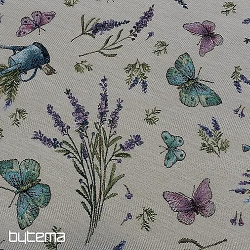 Nappe tapisserie, écharpe Lavande 5