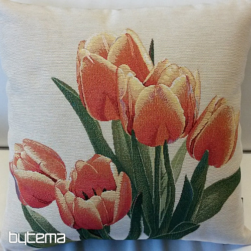 Housse de coussin tapisserie FLEURS 5