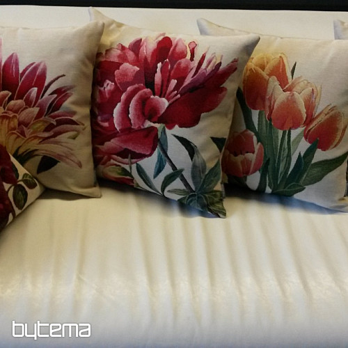 Housse de coussin tapisserie FLEURS 5