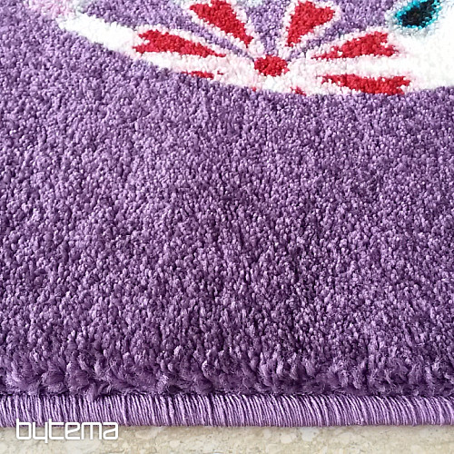 Tapis enfant BELLA Papillons violet