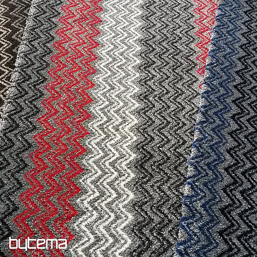 Tapis moderne ZIG ZAG marron