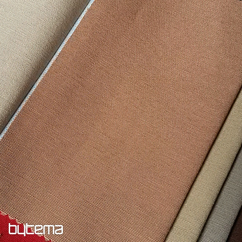 Tissu déco uni couleur LISO 103 nougat