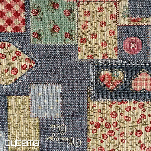Tissu de tapisserie VINTAGE PATCHWORK