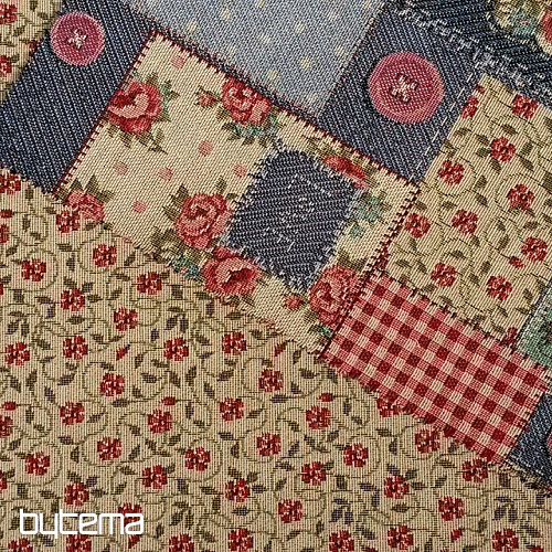 Tissu à tapisserie FLEURS VINTAGE