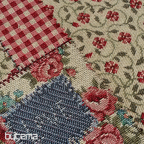 Tissu de tapisserie VINTAGE PATCHWORK