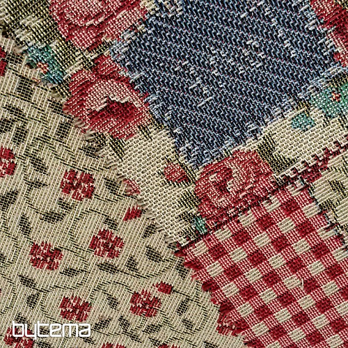 Tissu à tapisserie FLEURS VINTAGE
