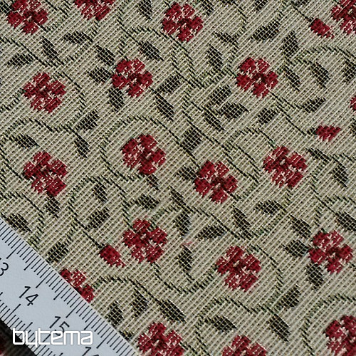 Tissu à tapisserie FLEURS VINTAGE