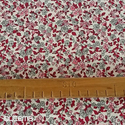 Tissu déco LEONIE fleurs 2