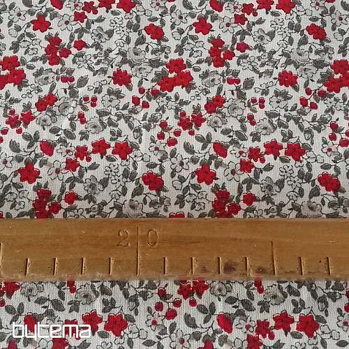 Tissu coton LEONIE fleurs 1