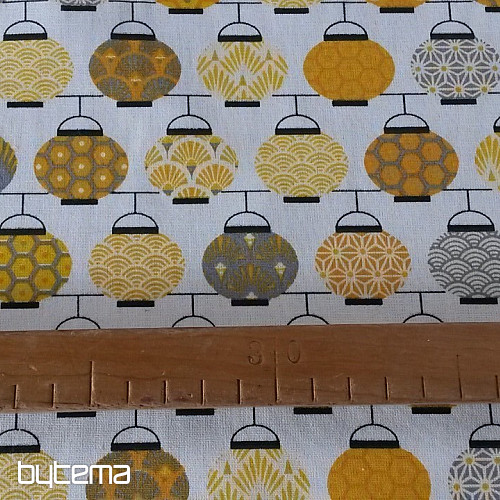 Tissu décoratif LANTERNES 3