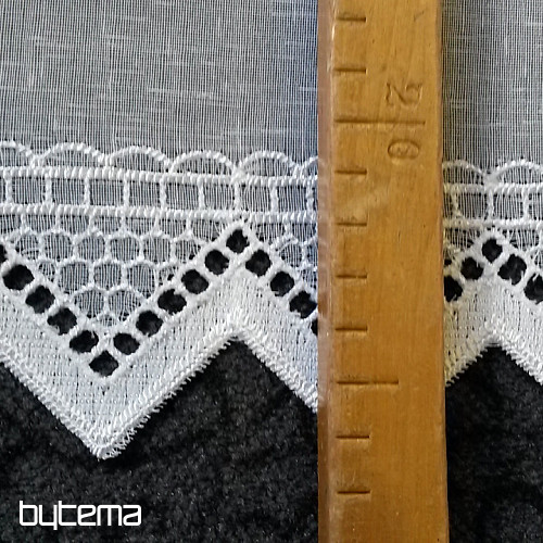 Rideau brodé 309 blanc