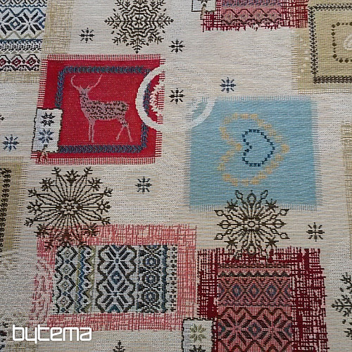 Tissu tapisserie Noël KANDU