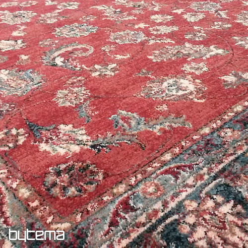 Tapis de luxe en laine ROYAL all-over fleur rouge