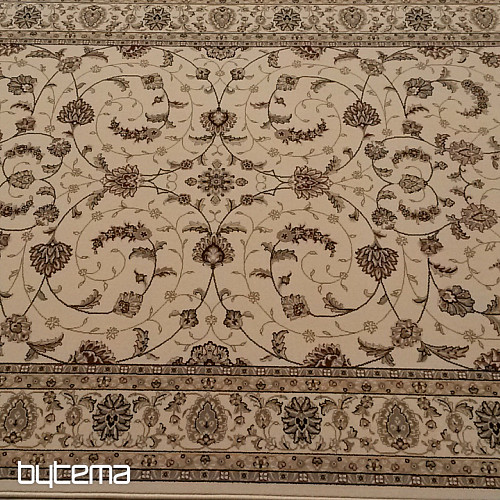 Tapis classique en laine ORIENT crème