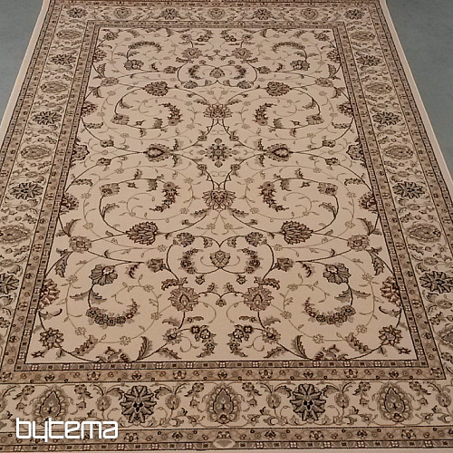 Tapis classique en laine ORIENT crème