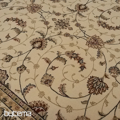 Tapis classique en laine ORIENT crème