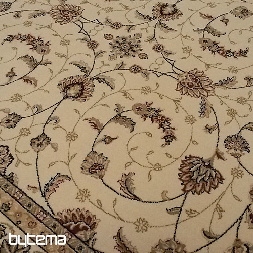 Tapis classique en laine ORIENT crème
