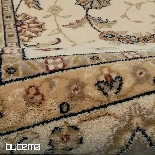 Tapis classique en laine ORIENT crème
