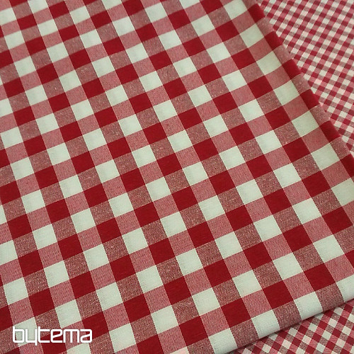 Tissu déco MENORCA rouge