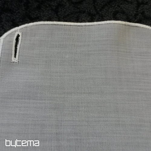 Rideau vitrail 11566 blanc