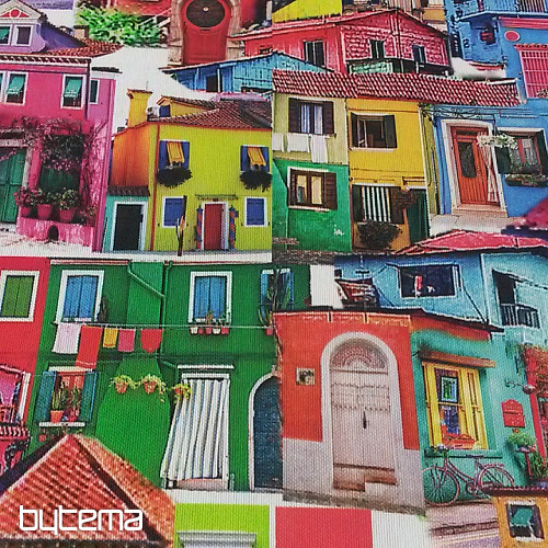 Tissu décoratif CASAS numérique