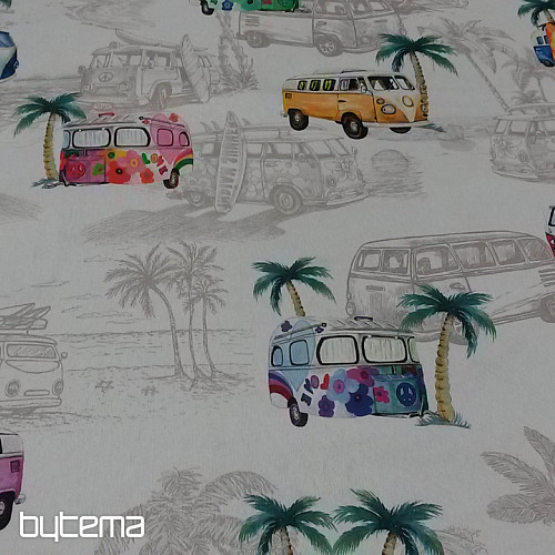 Tissu décoratif FLORIDA SURF LIFE numérique