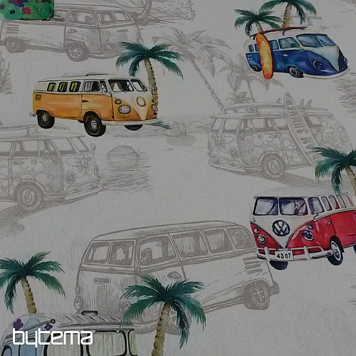 Tissu décoratif FLORIDA SURF LIFE numérique