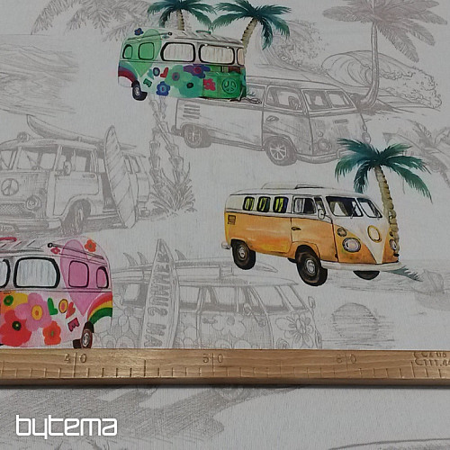 Tissu décoratif FLORIDA SURF LIFE numérique