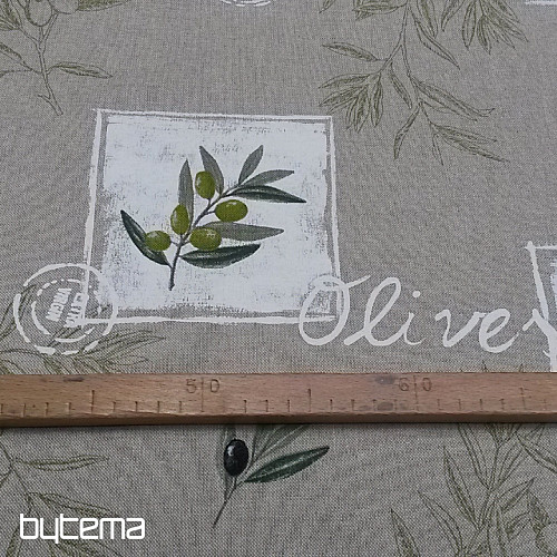 Tissu décoratif OLIVE FRANÇAISE