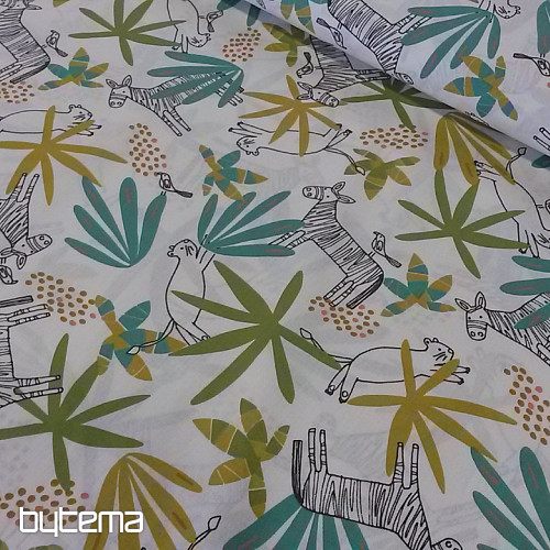 Tissu coton JUNGLE