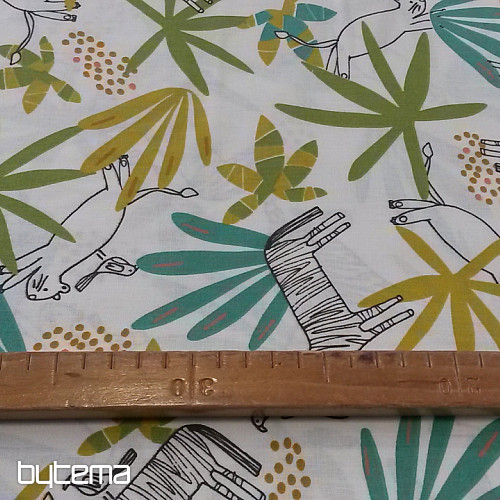 Tissu coton JUNGLE