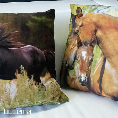 Housse de coussin déco CHEVAUX II