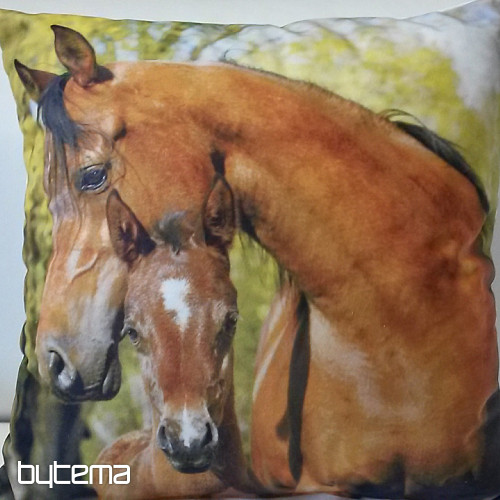 Housse de coussin déco CHEVAUX II