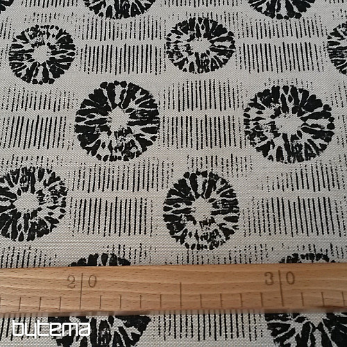 Tissu déco ETHNIC roues