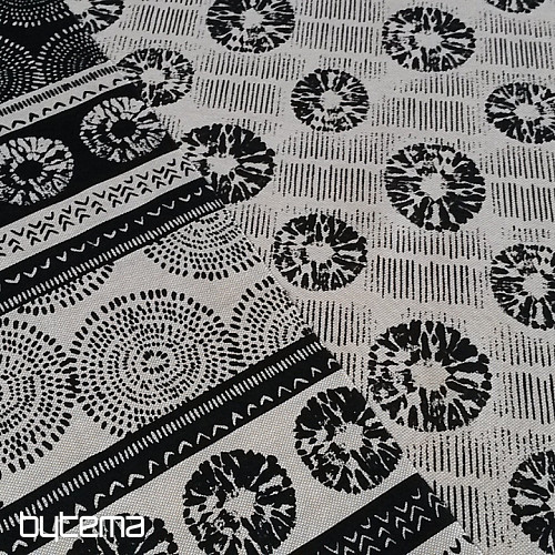 Tissu déco ETHNIC roues