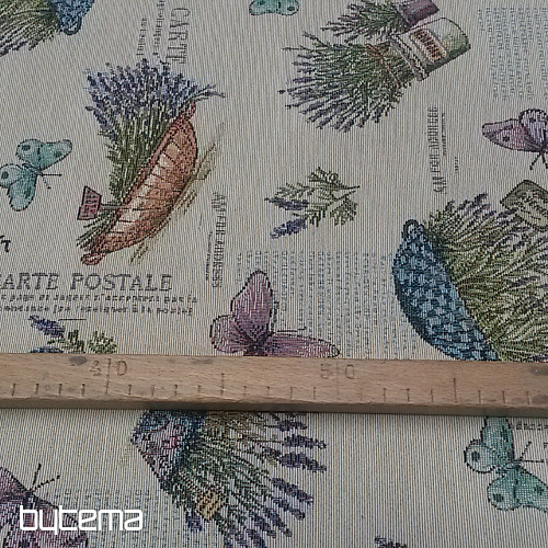 Tissu à tapisserie JARDIN DE LAVANDE 2